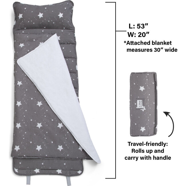 Nap Mat with Pillow, Grey - Sleepbags - 4