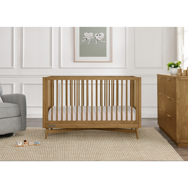 Dylan 4-in-1 Convertible Crib, Light Brown - Cribs - 2