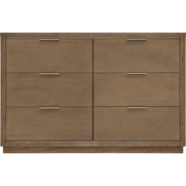 Forever 6 Drawer Dresser, Naturals Collection Brown - Dressers - 7