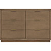 Forever 6 Drawer Dresser, Naturals Collection Brown - Dressers - 7