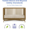 Dylan 4-in-1 Convertible Crib, Light Brown - Cribs - 3