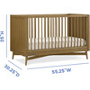 Dylan 4-in-1 Convertible Crib, Light Brown - Cribs - 5