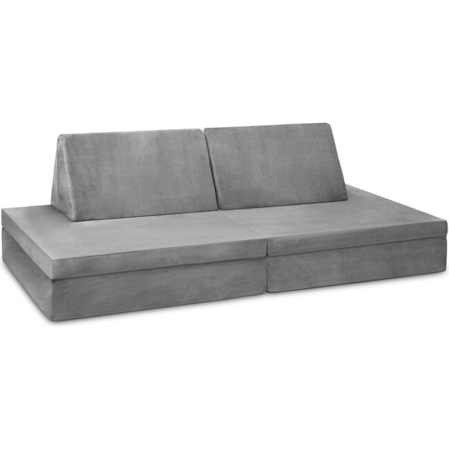 Cozee Play Couch & 4-Piece Lounger, Grey