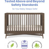 Dylan 4-in-1 Convertible Crib, Dark Brown - Cribs - 3