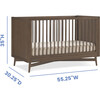 Dylan 4-in-1 Convertible Crib, Dark Brown - Cribs - 5