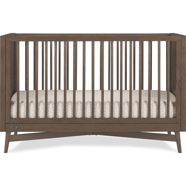 Dylan 4-in-1 Convertible Crib, Dark Brown - Cribs - 7