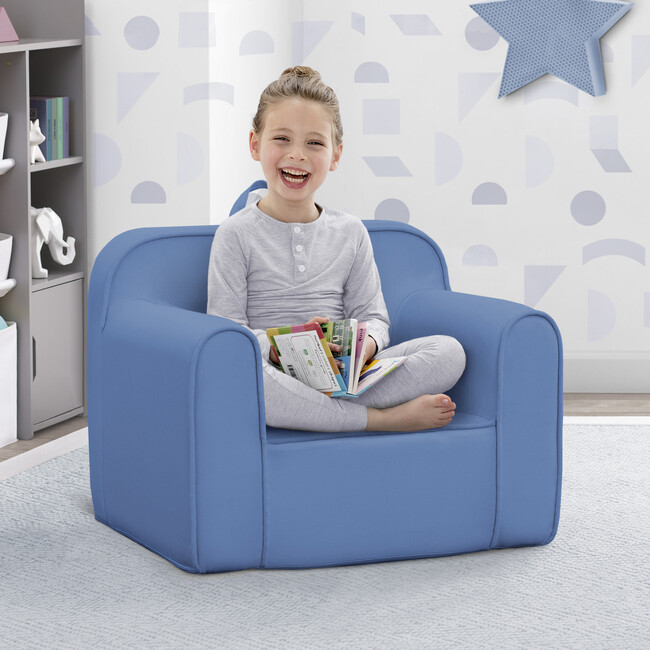 Cozee Kids Chair, Dark Blue - Kids Seating - 2