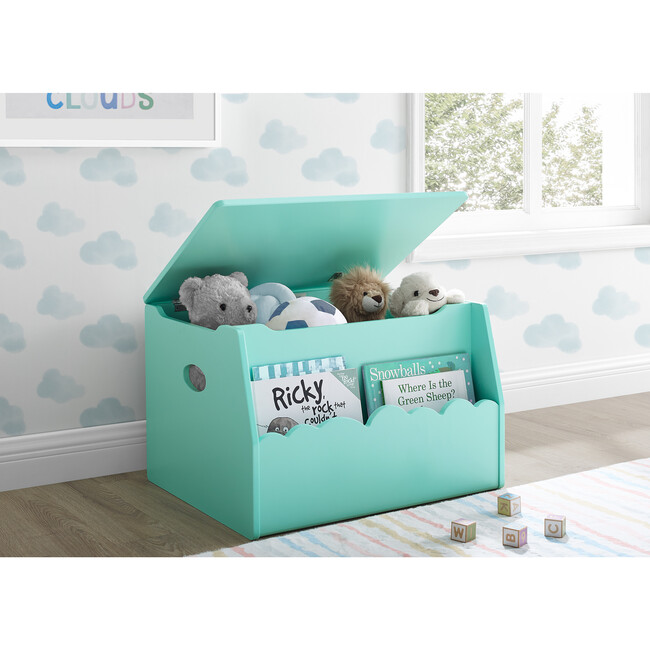 Cloud Toy Box, Green - Toychests - 2