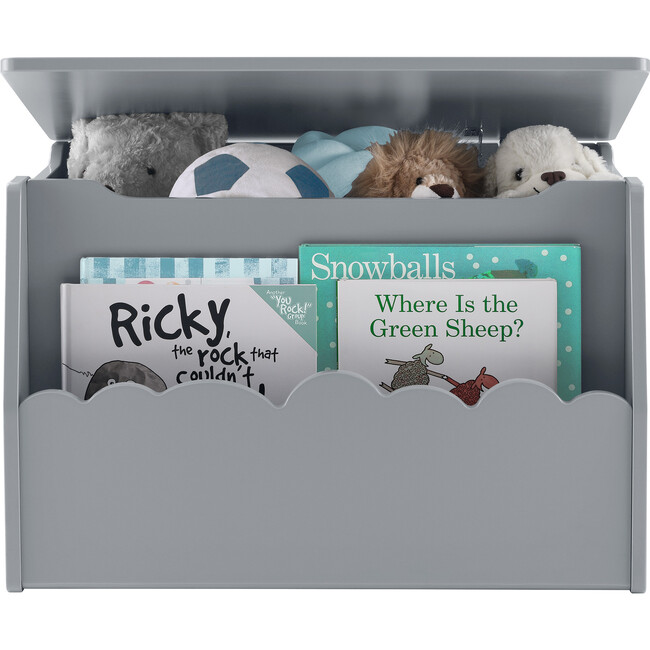 Cloud Toy Box, Grey - Toychests - 5