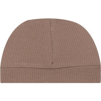 Waffle Sinopia Fresco Beanie Hat, Brown