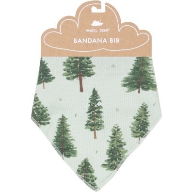 Forest Trees Bandana Bib, Green