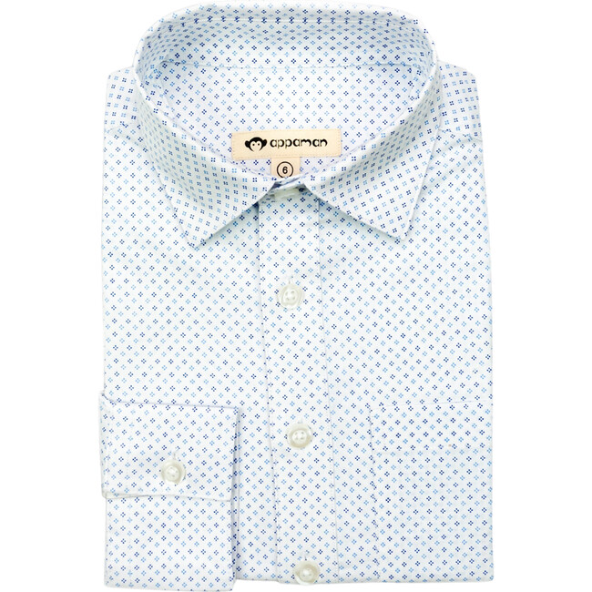 Standard Print Tailored Dress Shirt, High Club