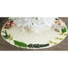 Greenery Tree Skirt, Cream/Green - Tree Skirts - 3