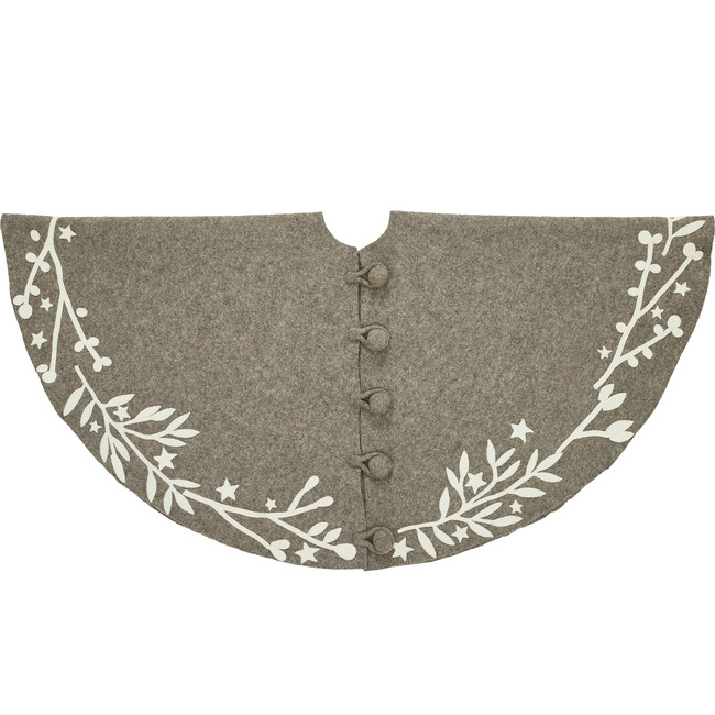 Branches Tree Skirt, Grey