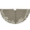 Branches Tree Skirt, Grey - Tree Skirts - 1 - thumbnail