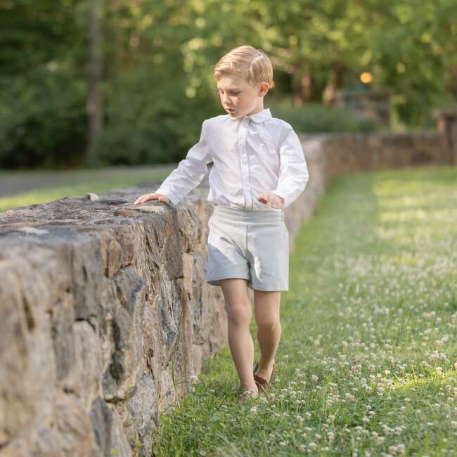 Sullivan Classic Collar Button-Down Shirt & Shorts Set, Hyde Park Herringbone - Mixed Apparel Set - 2