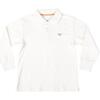 Carter Long Sleeve Elastic Cuff 2-Buttoned Polo Shirt, 8th Street Ivory - Polo Shirts - 1 - thumbnail