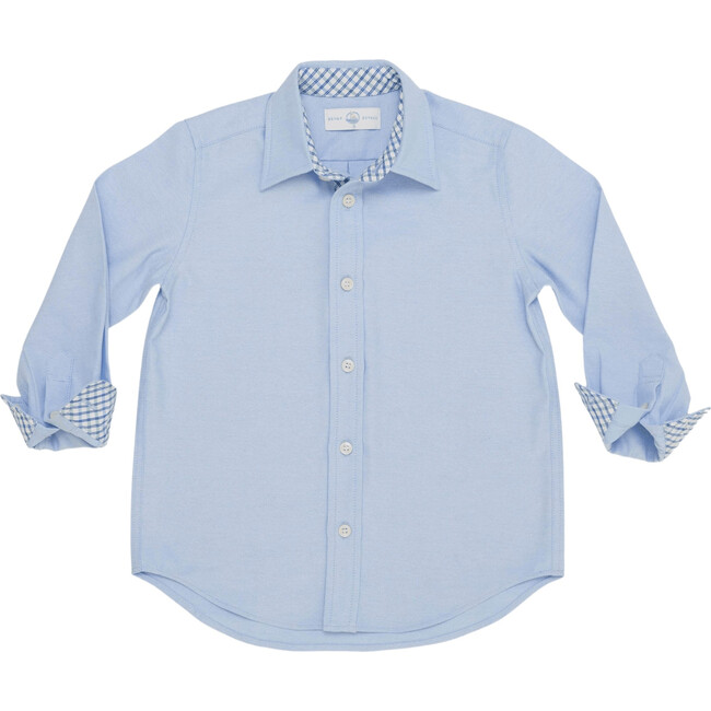 Brooks Classic Collar Long Sleeve Button-Down Shirt, Andover Blue & Chatham Check