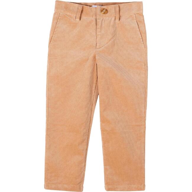 Bradford Corduroy Slim-Fit Pocket Trousers, Clubhouse Camel