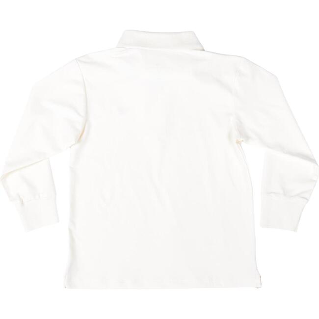 Carter Long Sleeve Elastic Cuff 2-Buttoned Polo Shirt, 8th Street Ivory - Polo Shirts - 5