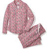 Women's Pajama Set, Fleurs des Bois - Pajamas - 1 - thumbnail