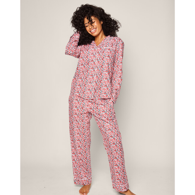 Women's Pajama Set, Fleurs des Bois - Pajamas - 2