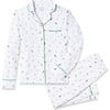 Women's Pima Cotton Pajama Set, Jingle Paws - Pajamas - 1 - thumbnail