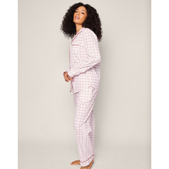 Women's Pajama Set, Garnet Tattersall - Pajamas - 3