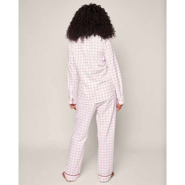 Women's Pajama Set, Garnet Tattersall - Pajamas - 4