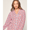 Women's Pima Cotton Pajama Set, Fleurs des Bois - Pajamas - 5