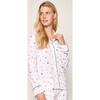 Women's Pima Cotton Pajama Set, Jingle Paws - Pajamas - 5