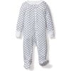 Pima Cotton Footie, White Nordic Antlers - Footie Pajamas - 1 - thumbnail