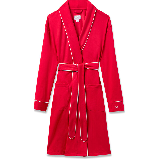 Pima Cotton Robe, Red