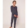 Children's Snug Fit Pajama Set, Nordic Antlers - Pajamas - 2