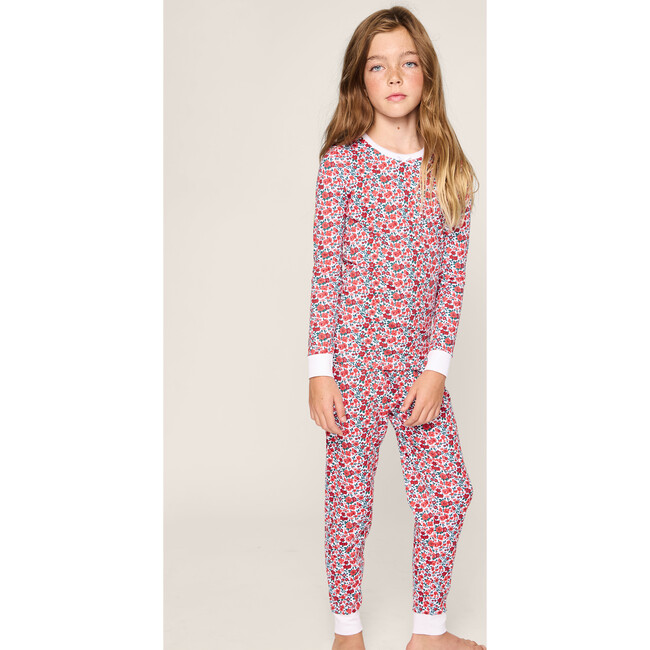 Children's Snug Fit Pajama Set, Fleurs des Bois - Pajamas - 2