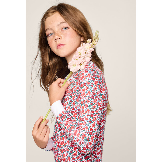 Children's Snug Fit Pajama Set, Fleurs des Bois - Pajamas - 5
