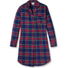 Maternity Nightshirt, Windsor Tartan - Nightgowns - 1 - thumbnail