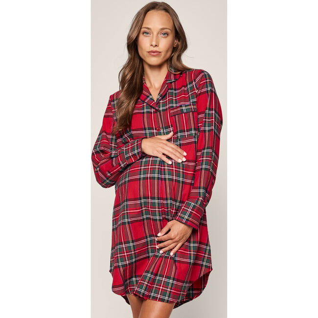 Maternity Nightshirt, Imperial Tartan - Nightgowns - 2