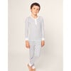 Children's Snug Fit Pajama Set, White Nordic Antlers - Pajamas - 2