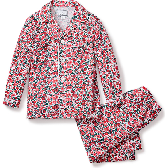 Children's Pajama Set, Fleurs des Bois