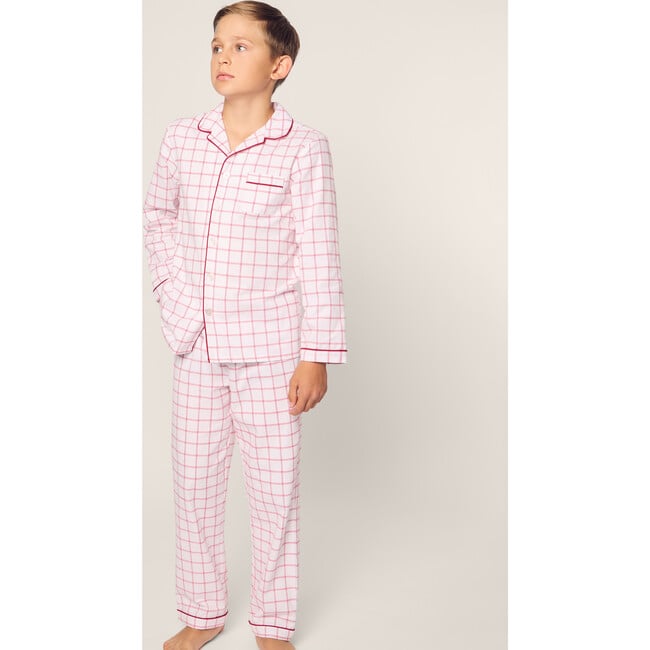 Children's Pajama Set, Garnet Tattersall - Pajamas - 2