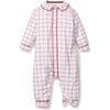 Cambridge Romper, Garnet Tattersall - Rompers - 1 - thumbnail