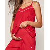 Maternity Camisole, Red - Pajamas - 5