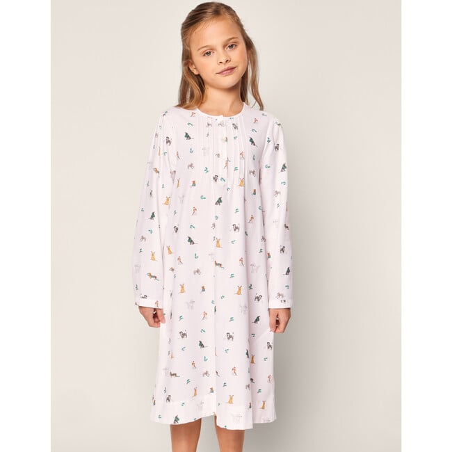 Children's Beatrice Nightgown, Jingle Paws - Nightgowns - 2