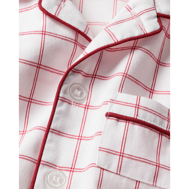 Children's Pajama Set, Garnet Tattersall - Pajamas - 7