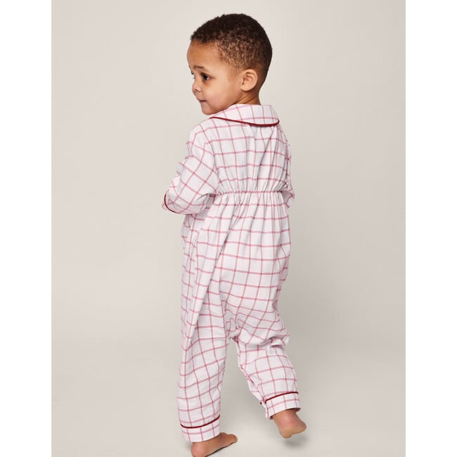 Cambridge Romper, Garnet Tattersall - Rompers - 4