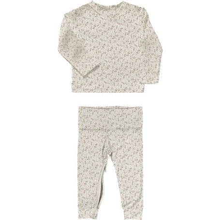 Footie Pajama Two-Piece, Posie