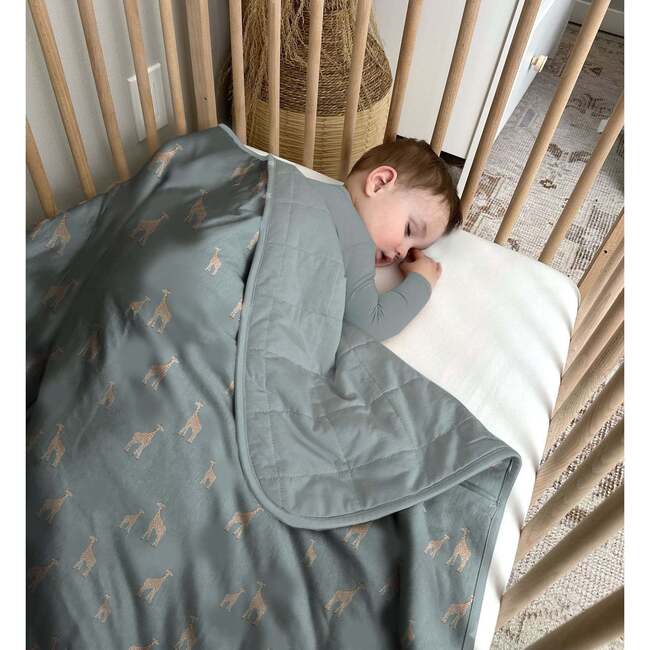 Cloud Comforter Toddler Blanket 1.0 Tog, Giraffe Moss - Blankets - 2