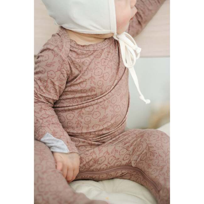 DiaperZip Convertible Footie Pajamas, Dainty - Footie Pajamas - 2