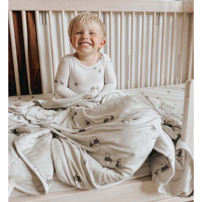 Cloud Comforter Mini Blanket 1.0 Tog, Penguin - Blankets - 2